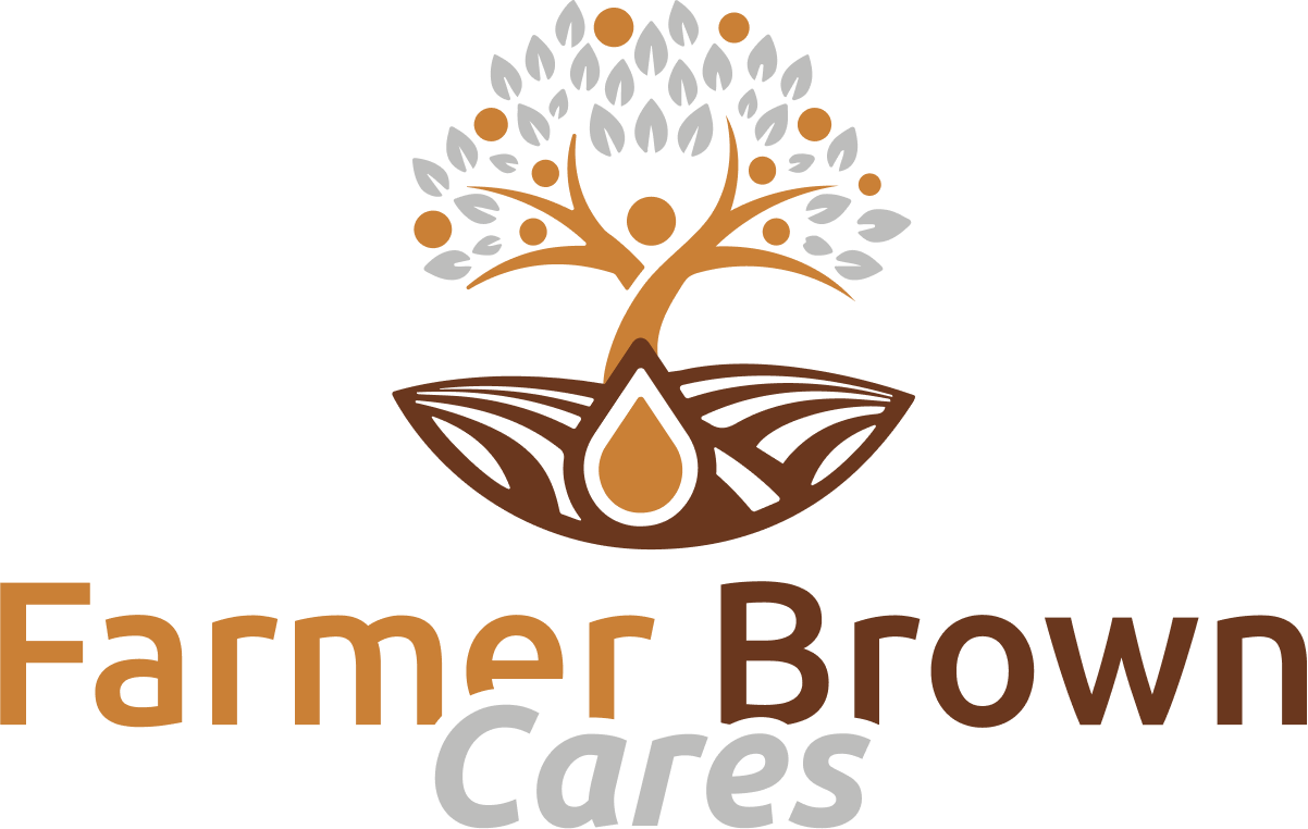 FarmerBrown Cares Logo Vertical